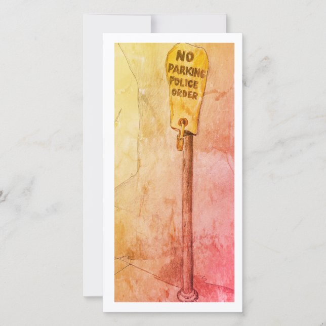 Carte Billet de stationnement (Devant)