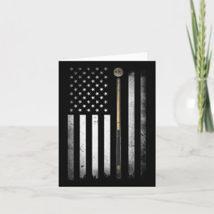 Carte Billiard Pool Player Table États-Unis drapeau amér