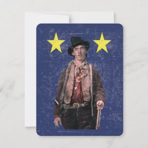 Carte Billy l'enfant American Gunfighter Outlaw Old West