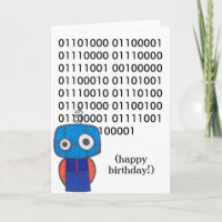 Binary Happy Birthday Card