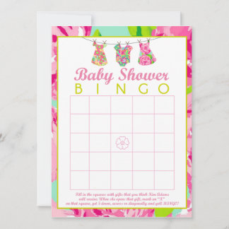Carte Bingo baby shower
