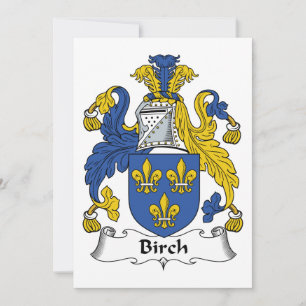 Carte Birch Family Crest
