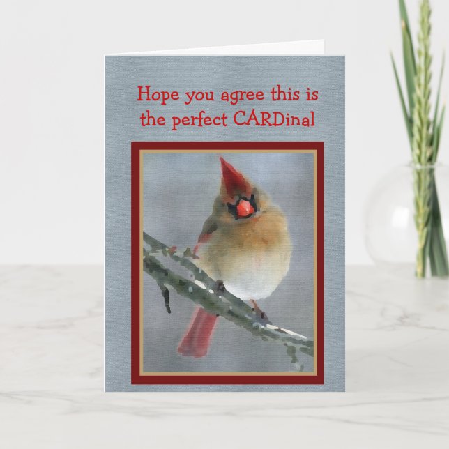 Carte Birder Valentine's Day (Devant)