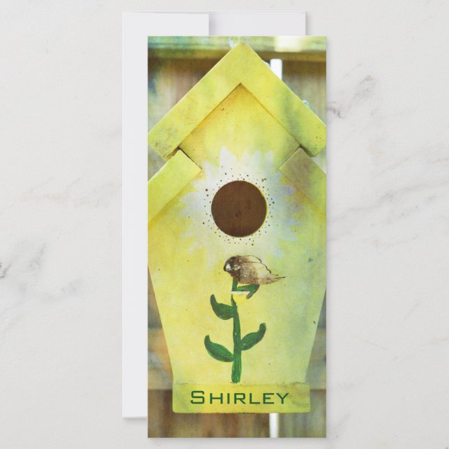 Carte Birdhouse par Shirley Taylor (Devant)
