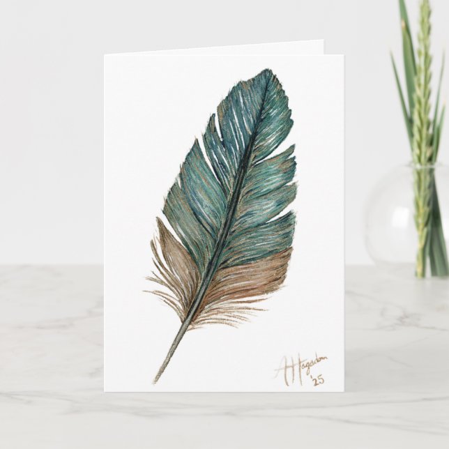 Carte Birds of a Feather Folded Greeting Card (Devant)