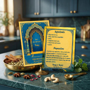 Carte Biriani de légumes Blue Gold Fiche de recette indi
