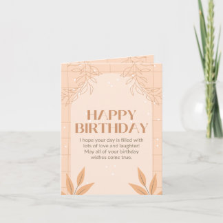 Carte birthday card