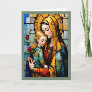 Carte Birthday Card for Mom Religious