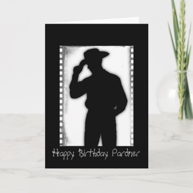 Carte Birthday Cowboy (Devant)