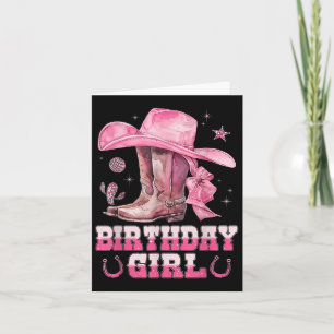 Carte Birthday Cowgirl Western Birthday Girl Party Decor