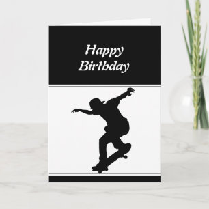 Carte Birthday Motivational Skateboard Skate Board
