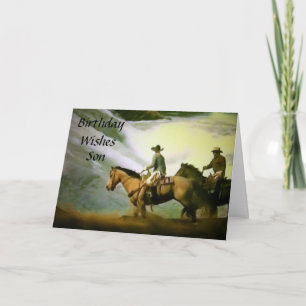 CARTE "BIRTHDAY WISHES SON"