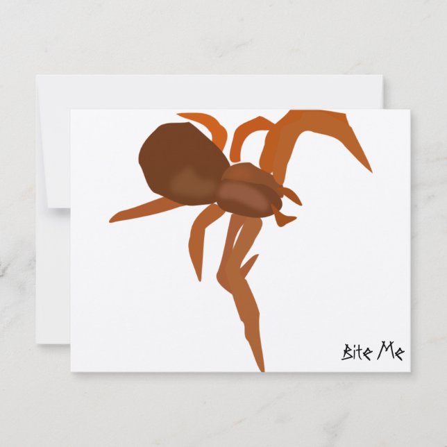 Carte Bite Me Red Spider (Devant)