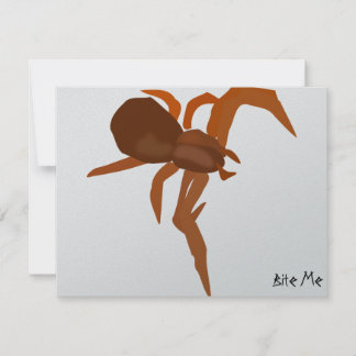Carte Bite Me Red Spider