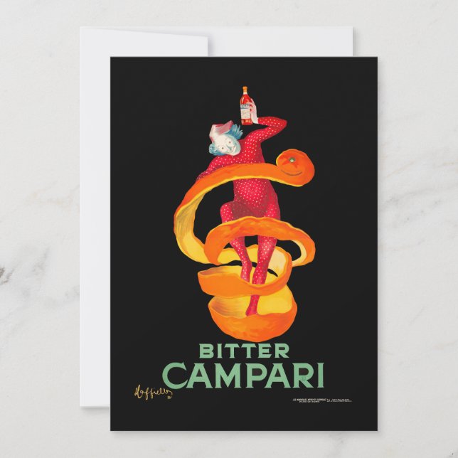Carte Bitter Campari | Leonetto Cappiello (Devant)