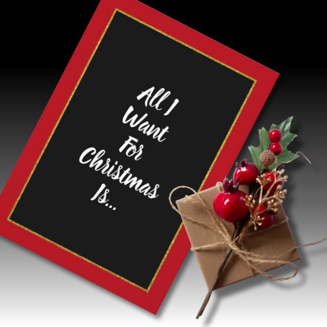 Carte Black Christmas (Créateur téléchargé)