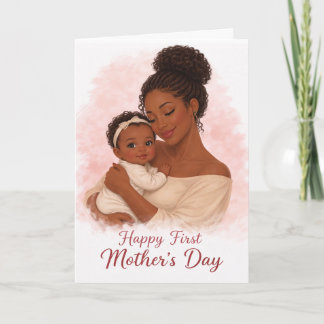 Carte Black First Mother's Day Card