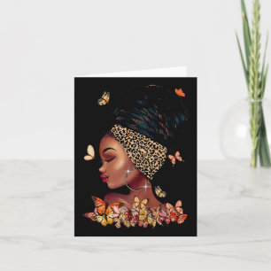 Carte Black Girl Magic Afro Melanin Queen African Americ