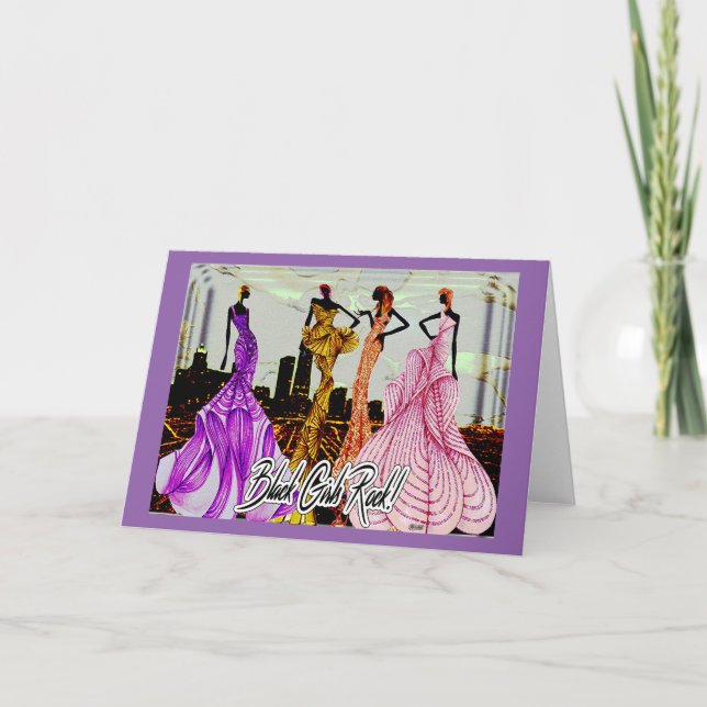 Carte Black Girls Rock ! (Devant)