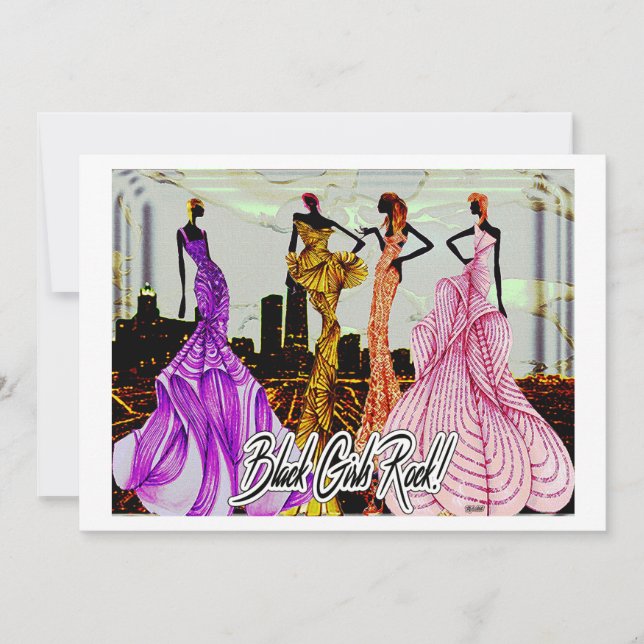 Carte Black Girls Rock ! (Devant)