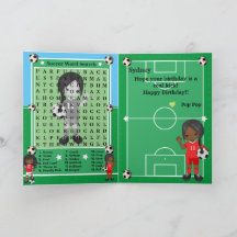 Black Girls Soccer Word Recherche Joyeux Anniversa