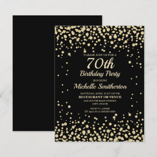 Carte Black Gold Diamond Parties scintillant femme 70e a