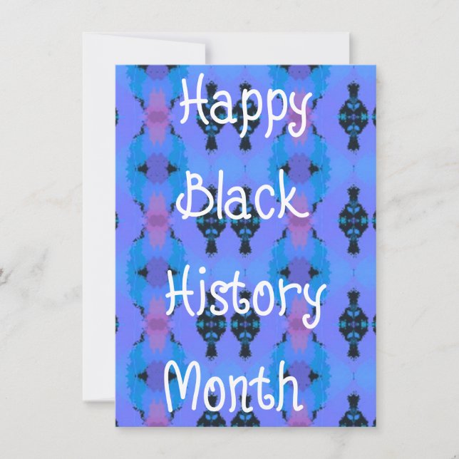 Carte Black History Mois (Devant)