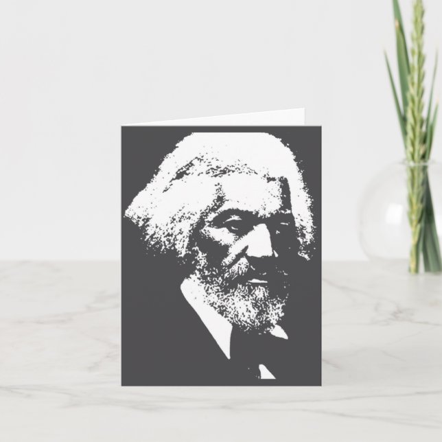 Carte Black History Month Erick Dougl Silhouette T S  (Devant)