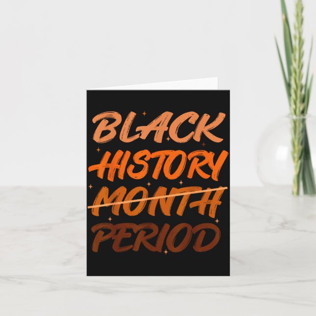 Carte Black History Period African American History Men  (Devant)