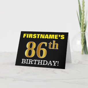 Carte Black, Imitation Gold "86e anniversaire"