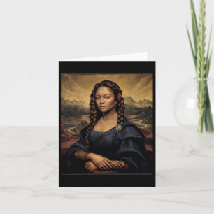Carte Black Mona Lisa Histoire noire Reine africaine