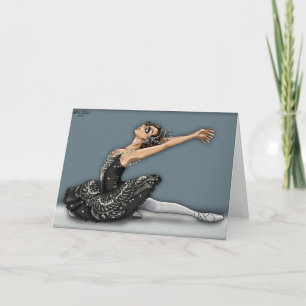 Carte Black Swan Greeting Card