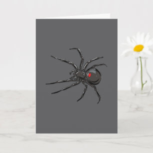 Carte Black Widow Spider Dessin original