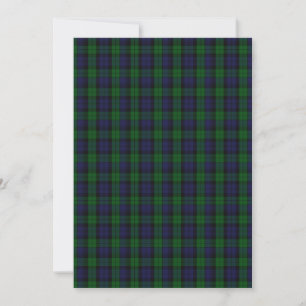 Carte Blackwatch Tartan
