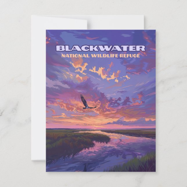 Carte Blackwater National Wildlife Refuge Maryland (Devant)
