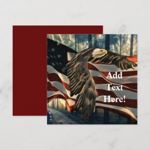 Carte Blag américaine Bald Eagle