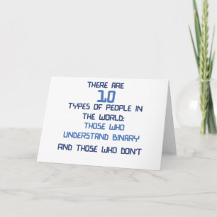 Carte blague binaire