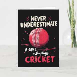 Carte Blague de joueur de cricket drôle Joueur de cricke