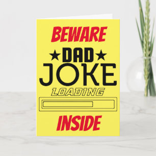 Carte Blague de papa drôle et cool