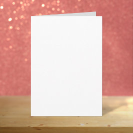 Carte Blanc clair 5 po x 7 po Blanc mat Anniversaire