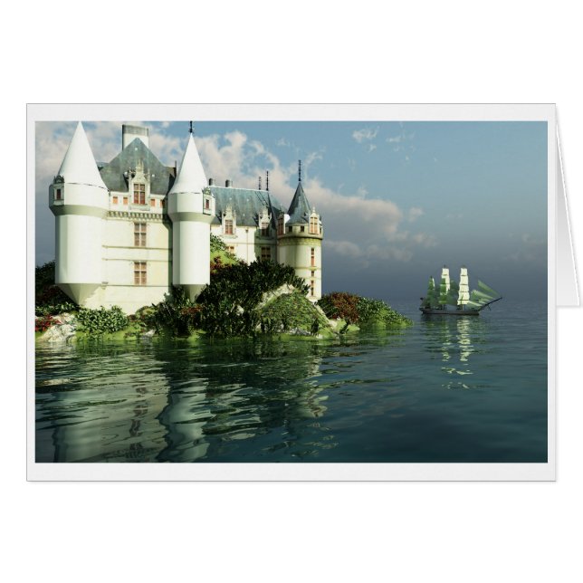 CARTE BLANC MARITIME (Devant horizontal)