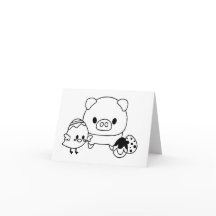 Carte BLANC Piglet et poulet (poulet)