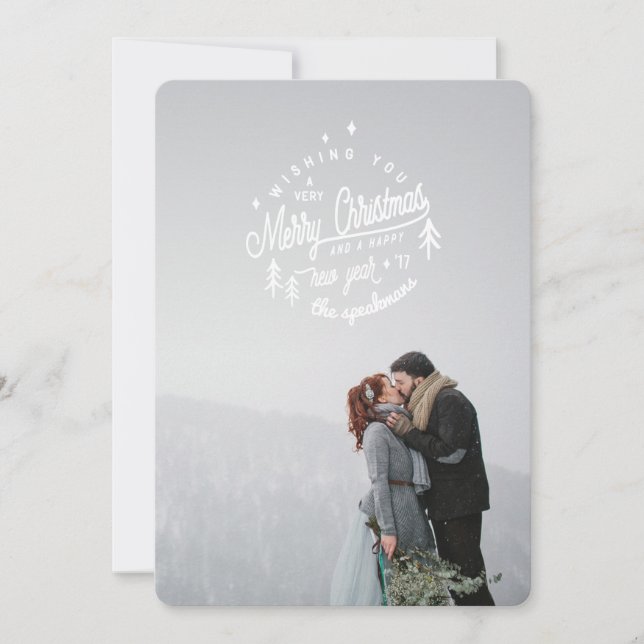 Carte BLANC TAG vintage (Devant)