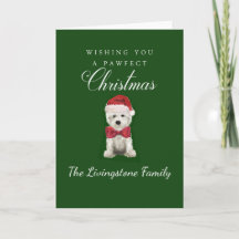Blanc Westie Noël Fantaisiste