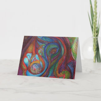 Carte blanche 5x7 intitulée "Euphoria" par M.Mande