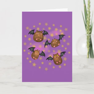 Carte blanche à chauves-souris mignonettes