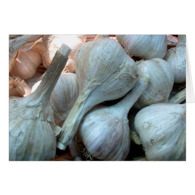 Carte blanche à l'ail (Devant horizontal)