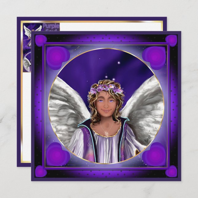 Carte blanche Âme Violette (Devant / Derrière)