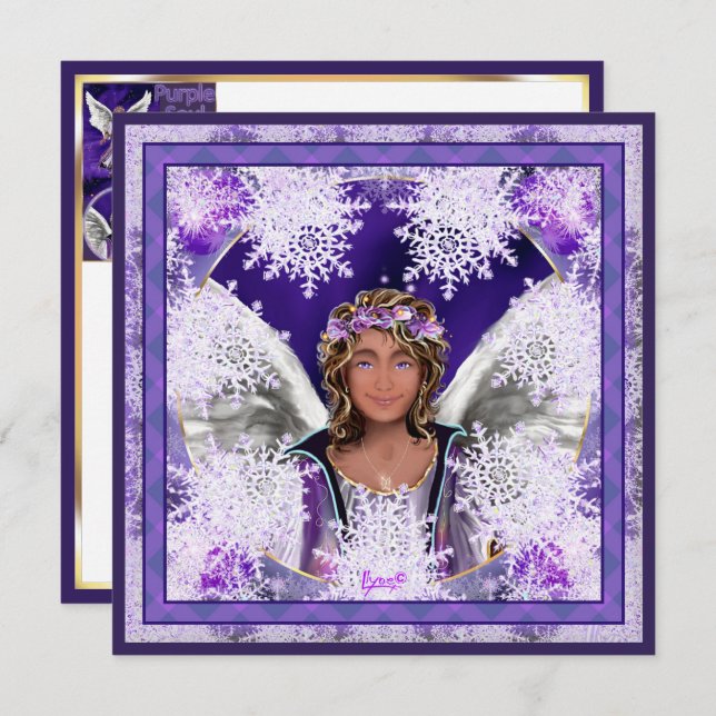 Carte blanche Âme Violette (Devant / Derrière)