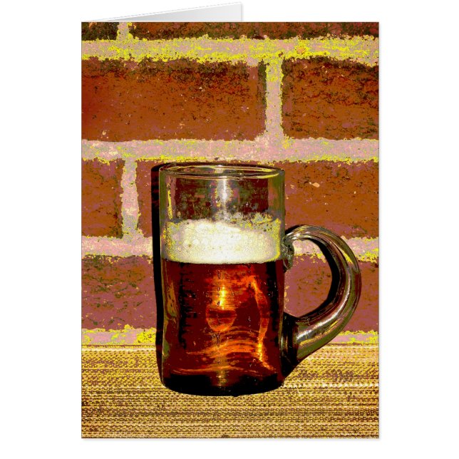 Carte blanche Beer Mug (Devant)